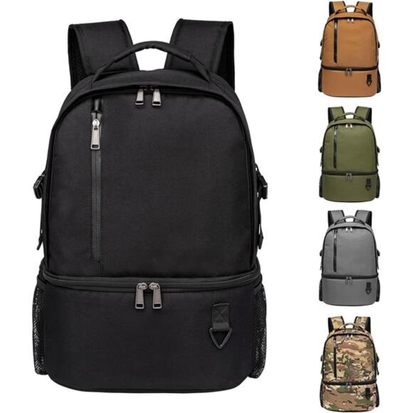 Insulated CoolerBackpack 38/42Cans DoubleDeck Leakproof Lightweight SoftBackpack - Picture 1 of 7